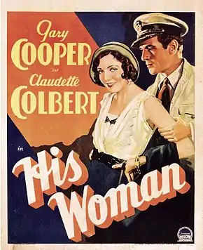 Description de l'image His Woman 1931 Poster.jpg.