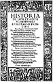Frontispice de Historia de vita et gestis Scanderbegi, Epirotarum principis par Marin Barleti
