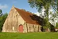 2012 : grange dîmière de l'ancienne abbaye de Ter Doest partiellement détruite.