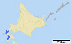 Localisation de Sous-préfecture de Hiyama
