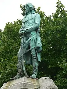 Jules Dalou : monument élevé à la mémoire de Lazare Hoche à Quiberon (1902).