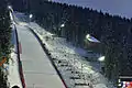 Le tremplin de saut à ski de Hochfirst en hiver