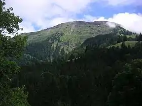 Le Hochgrat depuis Oberstaufen.