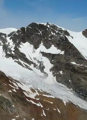 Vue depuis Im hintern Eis, au sud-est.