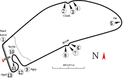 Hockenheimring, utilisé jusqu'en 1994