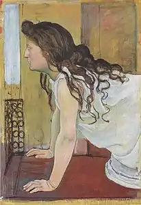 Fille à la fenêtre (1890), Neuss, Clemens-Sels.