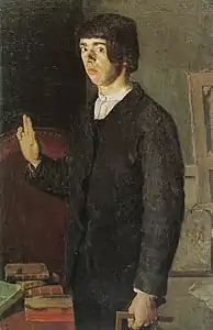 L'Étudiant. Autoportrait (1874), Kunsthaus de Zurich.