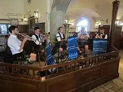 Orchestre de musique traditionnelle bavaroise.