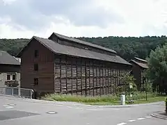 Séchoir à tabac, Hoffenheim, Allemagne.