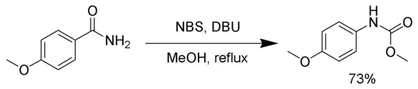 Réarrangement de Hofmann avec le NBS