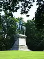 Statue équestre du duc Ernest II à Cobourg