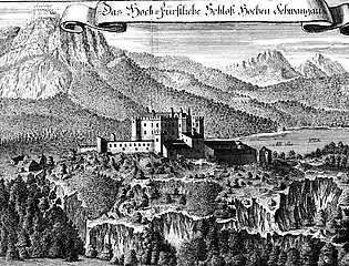 Hohenschwangau en 1701