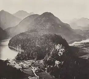 Vue d'Hohenschwangau (1857).