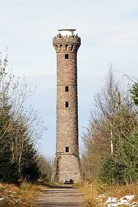 Vue de la tour du Hohloh.