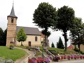 Eglise simultanée Saint-Jean-Baptiste de Hohwiller.