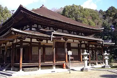 Salle d'Amida du Hōkai-ji, Kyoto. Vers 1226