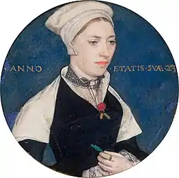 Hans Holbein le Jeune, Mrs Jane Small, ex-Mrs Pemberton, 1536.