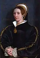 Portrait d'une dame de la famille Cromwell, peut-être Elizabeth Seymour, c. 1535-1540, Hans Holbein le Jeune