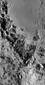 Embouchure d'Uzboi Vallis au sud-ouest du cratère Holden, vue par 2001 Mars Odyssey le 18 juin 2009.