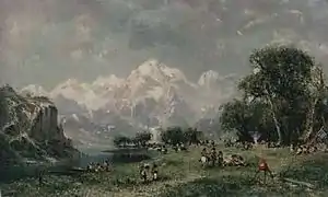 Sioux Encampment in the Rocky Mountains (sans date)