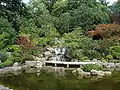 Holland Park, la cascade et le bassin.