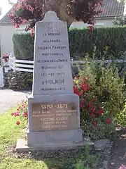 Monument aux morts 1870-1871.