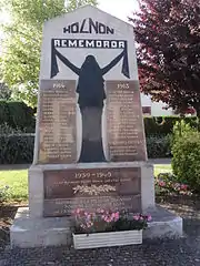 Monument aux morts 1914-1918, 1939-1945.