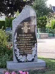 Monument des guerres 1952-1962.