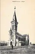 L'église en 1914