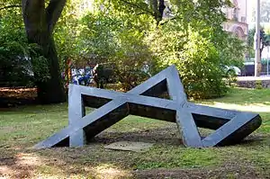 Monument en mémoire de la Shoah à Usti nad Labem (République tchèque).