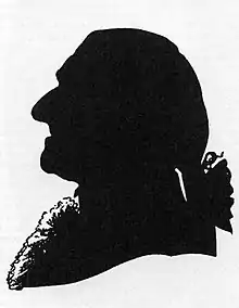 Ignaz Holzbauer, silhouette.