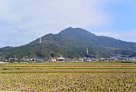 Vue du mont Hōman depuis le sud.