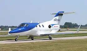 Le prototype du Honda HA-420 HondaJet au sol en 2006.