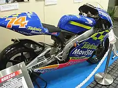 Moto Honda NSR250 de Daijiro Kato en 2001.