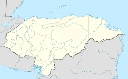 voir sur la carte du Honduras