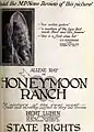 Publicité pour le film Honeymoon Ranch.