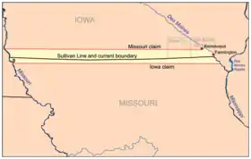 Image illustrative de l’article Frontière entre l'Iowa et le Missouri