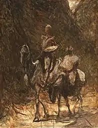 Don Quichotte et Sancho Panzainachevé , 1868–1872Institut Courtauld, Londres