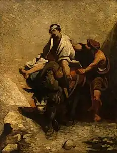 Bon SamaritainHonoré Daumier, 1850–1860Collection Burrell, Glasgow