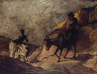 Don Quichotte et Sancho Panza, 1866-1868Alte Nationalgalerie, Berlin