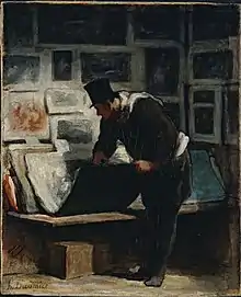 L’Amoureux des lithographies (vers 1857-1860), Paris, Petit Palais.
