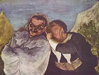 Honoré Daumier,  Crispin et Scapin (1858-1860).