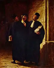 Trois avocats en consultation (1843-1848), Washington, The Phillips Collection.