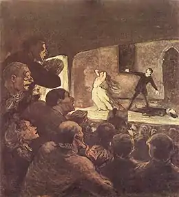 Honoré Daumier, Le Drame, vers 1860