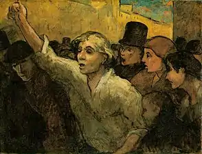Honoré Daumier, L'Émeute, 1848.