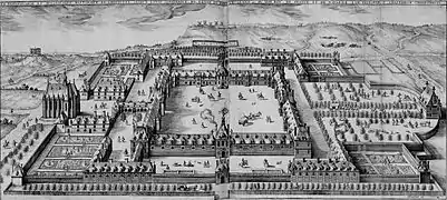 L'Hôpital Saint-Louis (Paris) en 1608