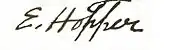 signature d'Edward Hopper