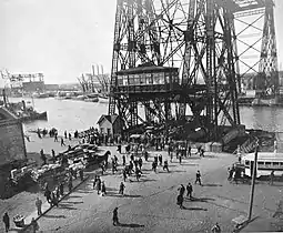 Passagers à l’embarquement, 1936.