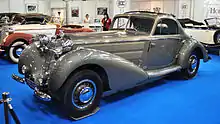 Photo de la voiture personnelle de Rosemeyer, une Horch 853 Coupé.