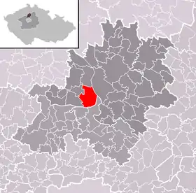 Localisation de Hořín